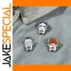 Aerospace Panda Bear Enamel Brooch for Kids