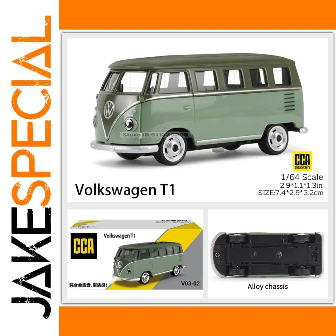 Volkswagen T1 1:64 Alloy Model Car 1 Volkswagen T1 1:64 Alloy Model Car