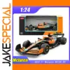 1:24 2022 F1 McLaren MCL36 #4 Lando Norris Formula 1 Racing Static Model Alloy Diecast Car Collection Gifts Toys