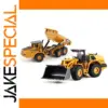 1:50 Scale Metal Dump Truck & Front Loader Set