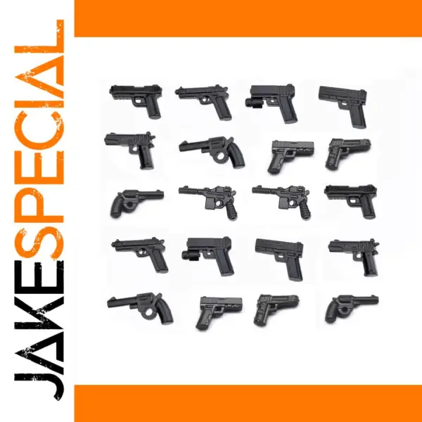 20PCS Mini Military Guns Building Block Set