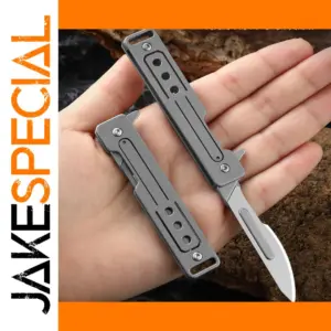 Titanium Folding Knife with 10 Blades