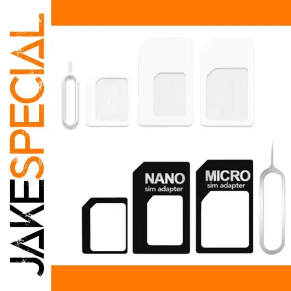 4 In 1 Nano SIM Card Adapter Set