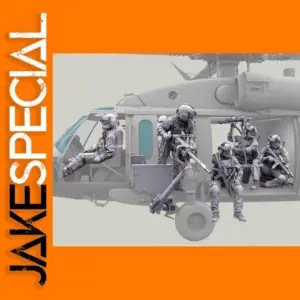 1:35 Modern Military Soldier Resin Model Kit Unassembled