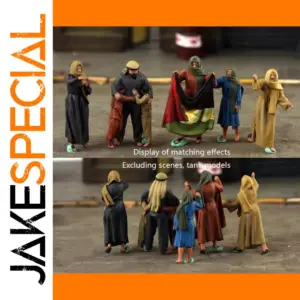 Resin 1/72 Arab Civilian Model Set