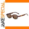 Vintage Tortoiseshell Oval Sunglasses S2382M