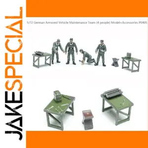 German Armored Vehicle Maintenance Team Model Set 1:72