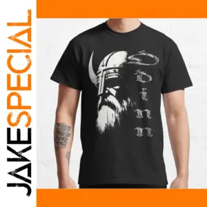 Odin Norse Mythology Viking T-Shirt Large Size
