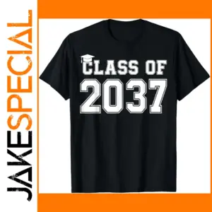 Class of 2037 Graduation T-Shirt for Kids