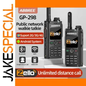 ABBREE GP-298 4G Walkie Talkie with Bluetooth