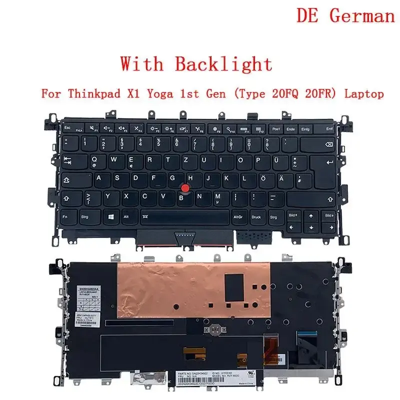 Backlit Keyboard for Lenovo X1 Yoga 1st Gen 16 Backlit Keyboard for Lenovo X1 Yoga 1st Gen - Image 16