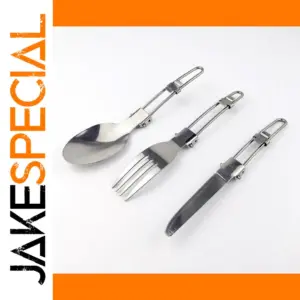 Foldable Stainless Steel Camping Utensil Set