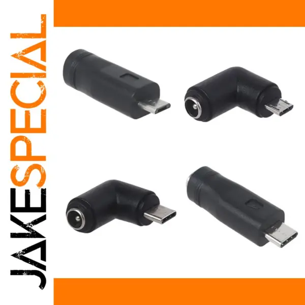 USB Type C to 5.5x2.1mm Power Adapter