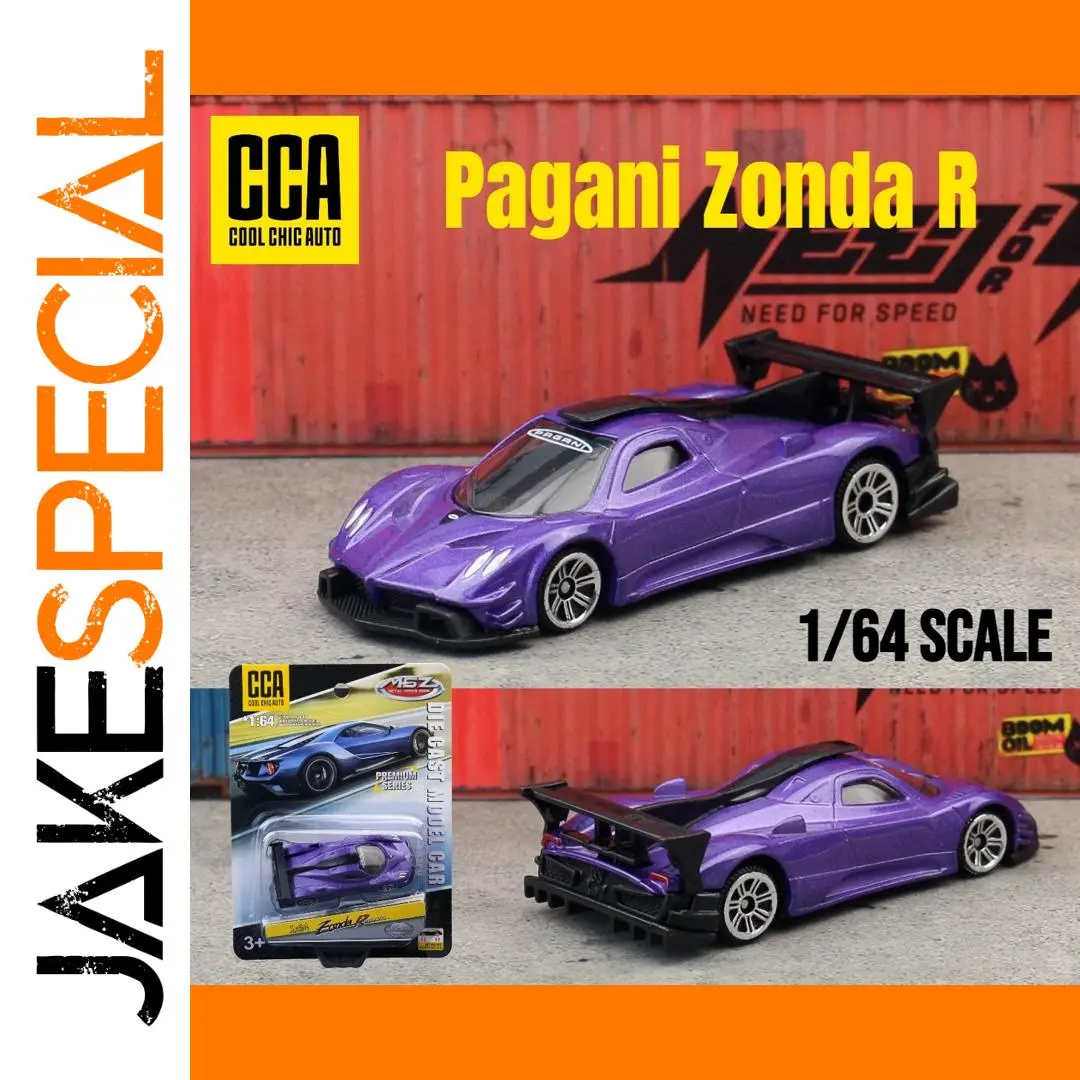 CCA 1/64 Pagani Zonda R Die-Cast Model Car 1 CCA 1/64 Pagani Zonda R Die-Cast Model Car