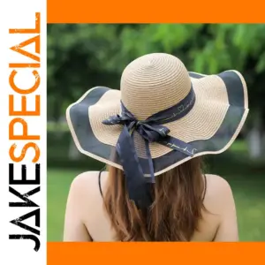 Large Korean Style Beach Straw Hat MZ672