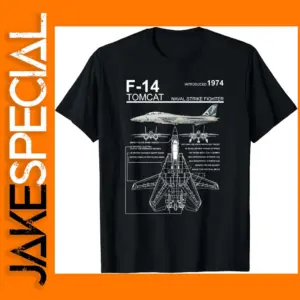 F-14 Tomcat Casual Men’s Cotton T-Shirt