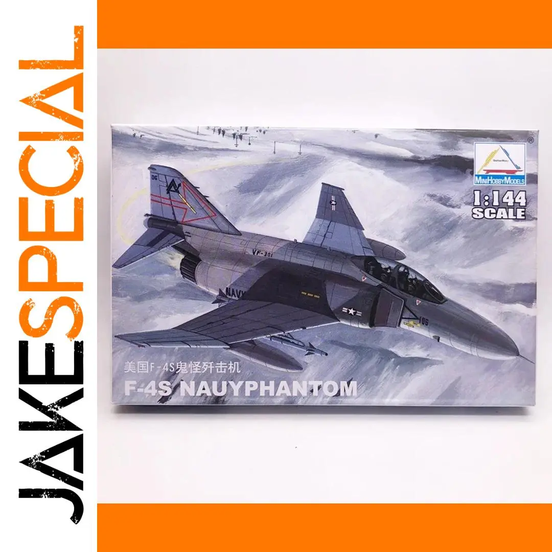 1/144 USA F-4S Phantom Aircraft Model 1 1/144 USA F-4S Phantom Aircraft Model