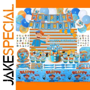 Blippiing Teacher Birthday Party Supplies Kit