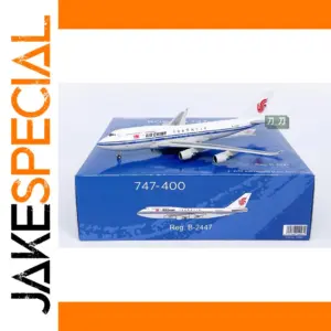 Miniature B747-400 Airplane Model Alloy Ornament
