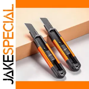 Retractable Carbon Steel Utility Knife 10.7cm