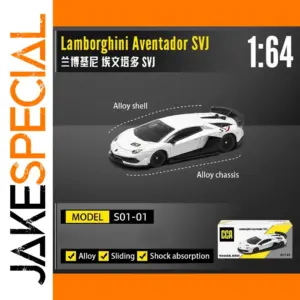 Lamborghini Aventador SVJ 1:64 Scale Model Car