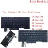 Lenovo Thinkpad L14 Backlight Keyboard G1 G2 US UK JP