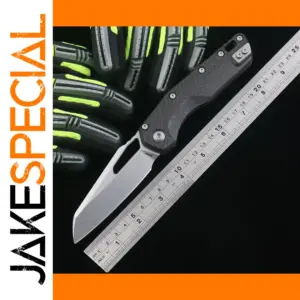 Real Carbon Fiber Folding Knife with M390MK Blade