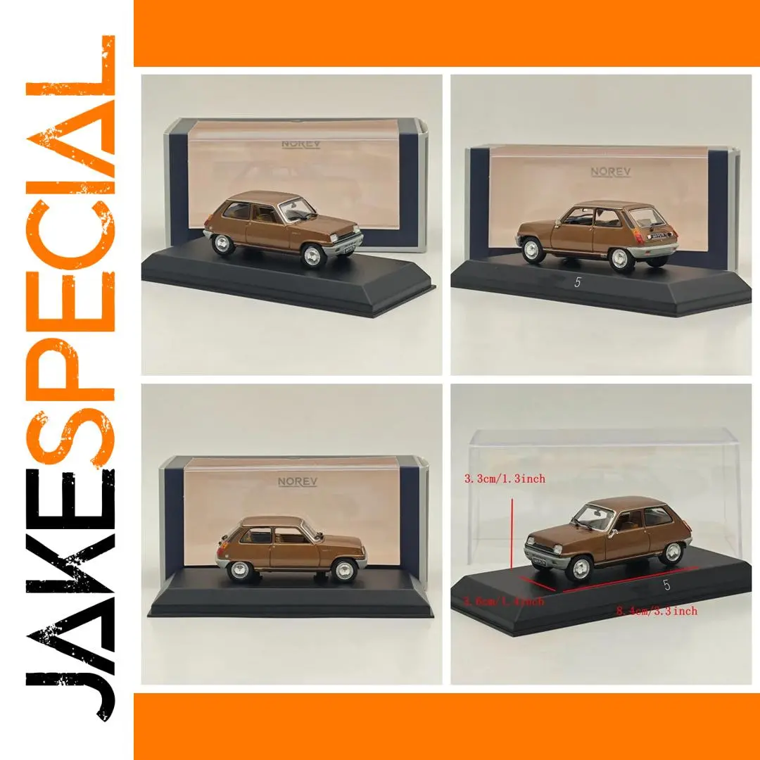 Norev Vintage Car Model 5 TL Brown 1/43 1 Norev Vintage Car Model 5 TL Brown 1/43