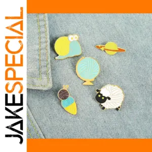 Animal Enamel Pins Set for Women