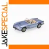 Metallic Blue 1:64 Vintage Convertible Model