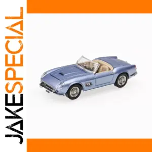Metallic Blue 1:64 Vintage Convertible Model
