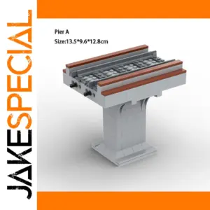 Railway Track Viaduct Pier A Model Accessory