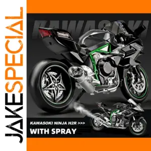 Kawasaki H2R 1:9 Diecast Motorcycle Model