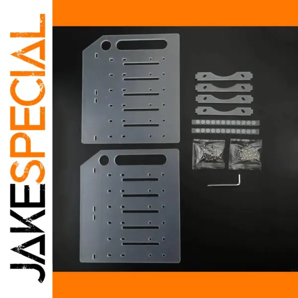 Multi-Layer Hard Drive Storage Rack with Fan Space