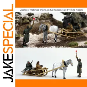 German Winter Inspection Soldier Model Set 1:72