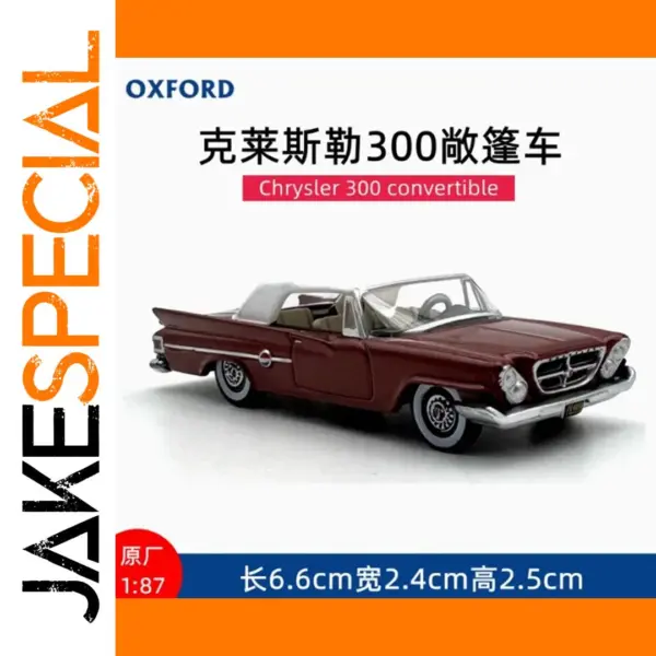 Chrysler 300 Retro Convertible Model 1/87 Scale