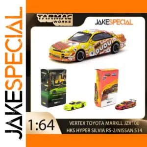 Tarmac Works 1:64 Toyota Mark II HKS Hiper Silvia RS Model