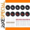 10-Pack Railway Signal Target Faces with Red LEDs