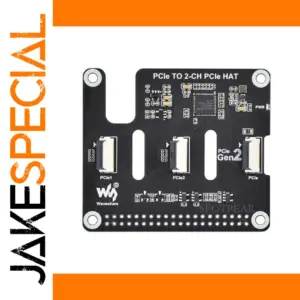 Raspberry Pi 5 Dual PCIe HAT Expansion Board