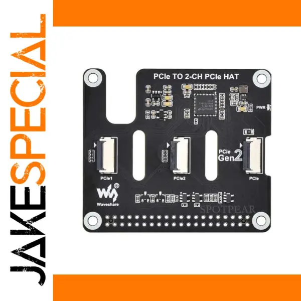 Raspberry Pi 5 Dual PCIe HAT Expansion Board