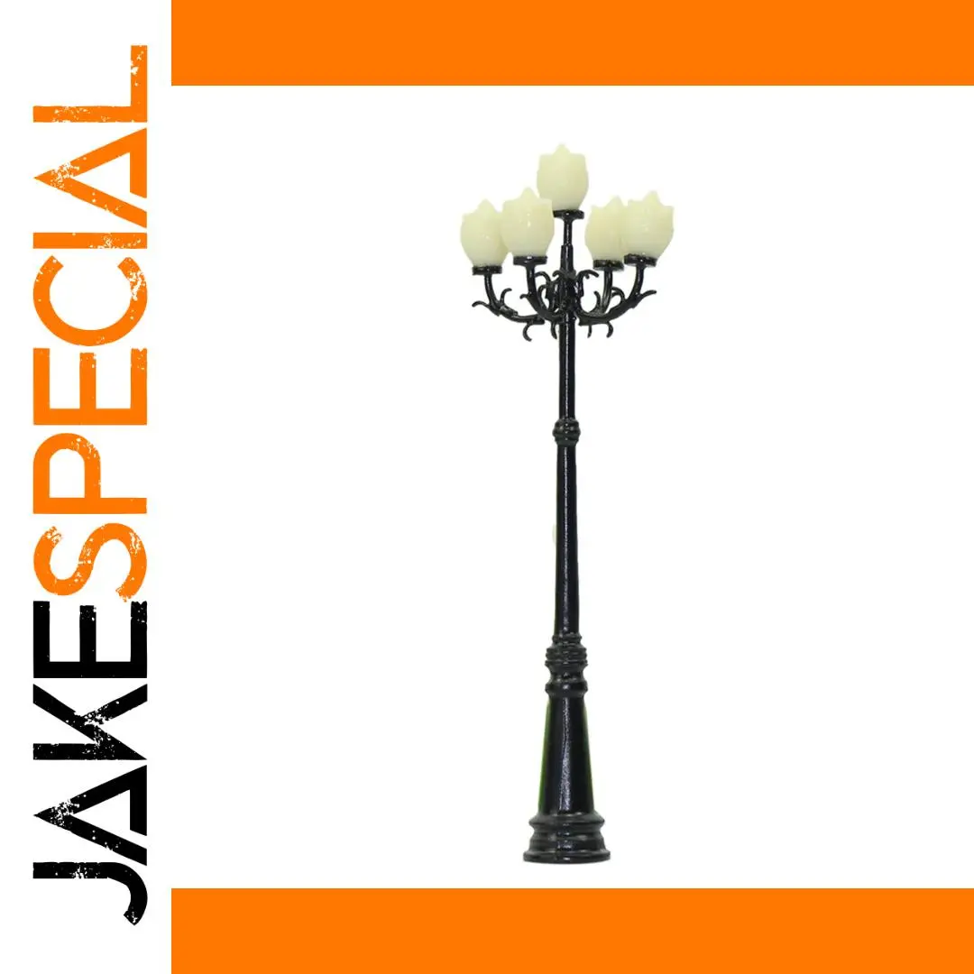 LYM41 2pcs HO Scale Model Railway Street Lamps 1 LYM41 2pcs HO Scale Model Railway Street Lamps