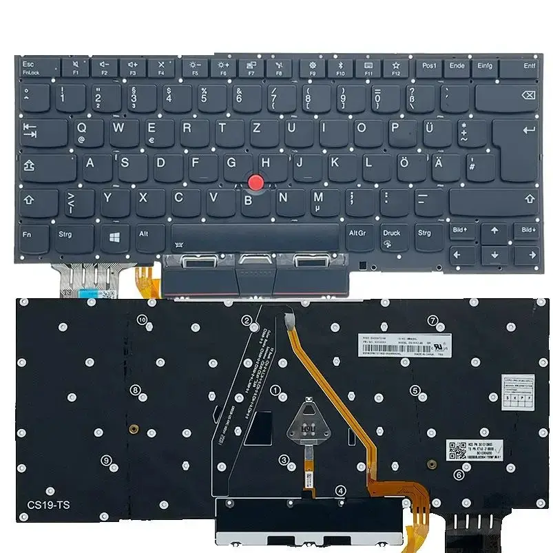 Backlit Keyboard for Lenovo ThinkPad X1 Carbon 7th-8th Gen 2 Backlit Keyboard for Lenovo ThinkPad X1 Carbon 7th-8th Gen - Image 2