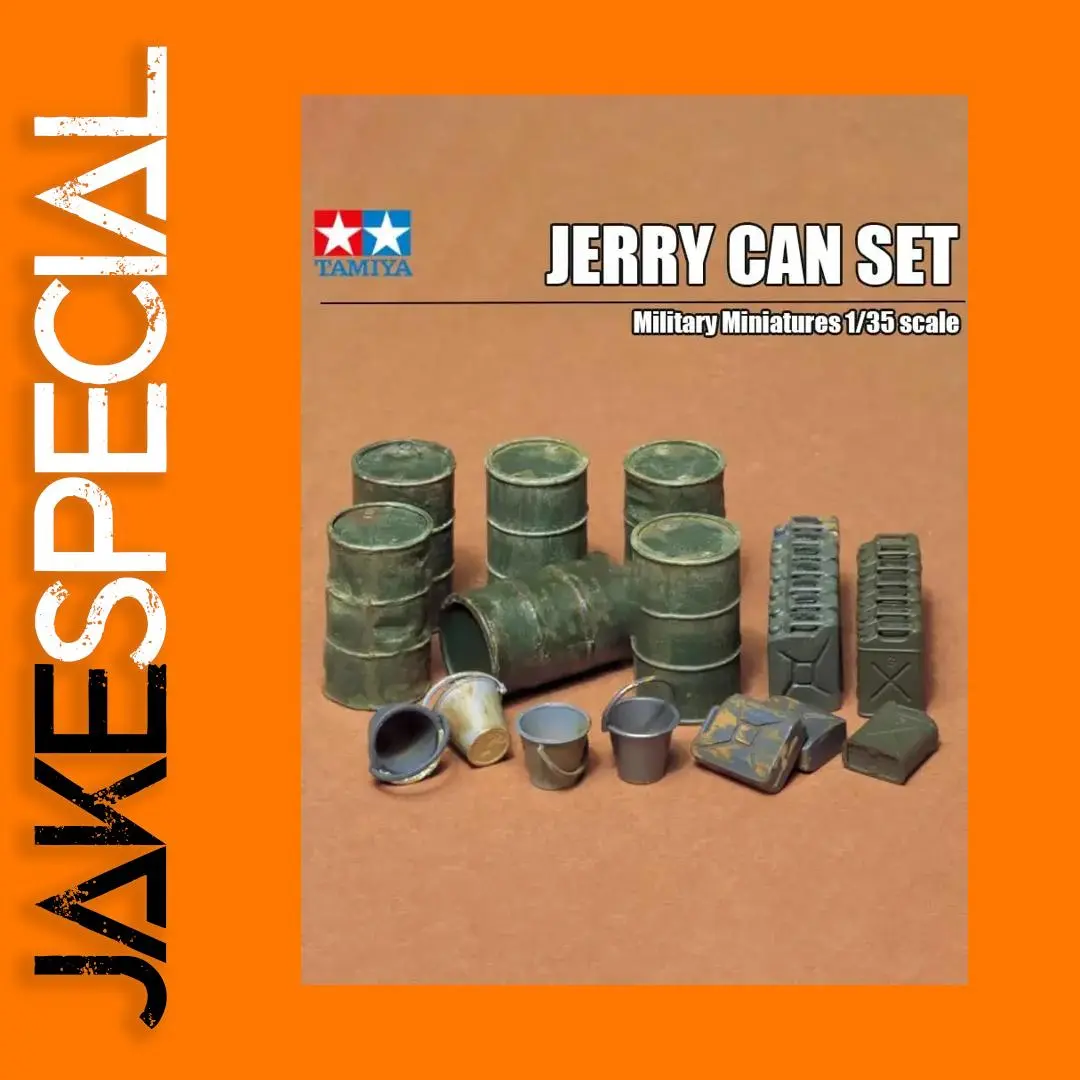 TAMIYA 1/35 Military Miniatures Jerry Can Set 1 TAMIYA 1/35 Military Miniatures Jerry Can Set