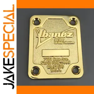Gold Neck Plate for Ibanez Electric Guitar