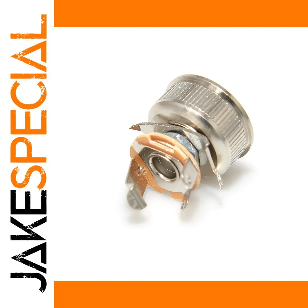 Chrome Electric Guitar Socket Jack for Telecasters 1 Chrome Electric Guitar Socket Jack for Telecasters