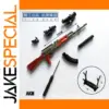 Metal Action Figure Gun Keychain for Collectors