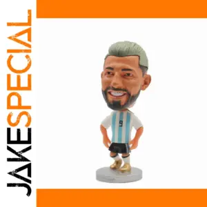 Soccer Figurine of Aguero - Mini Resin Doll