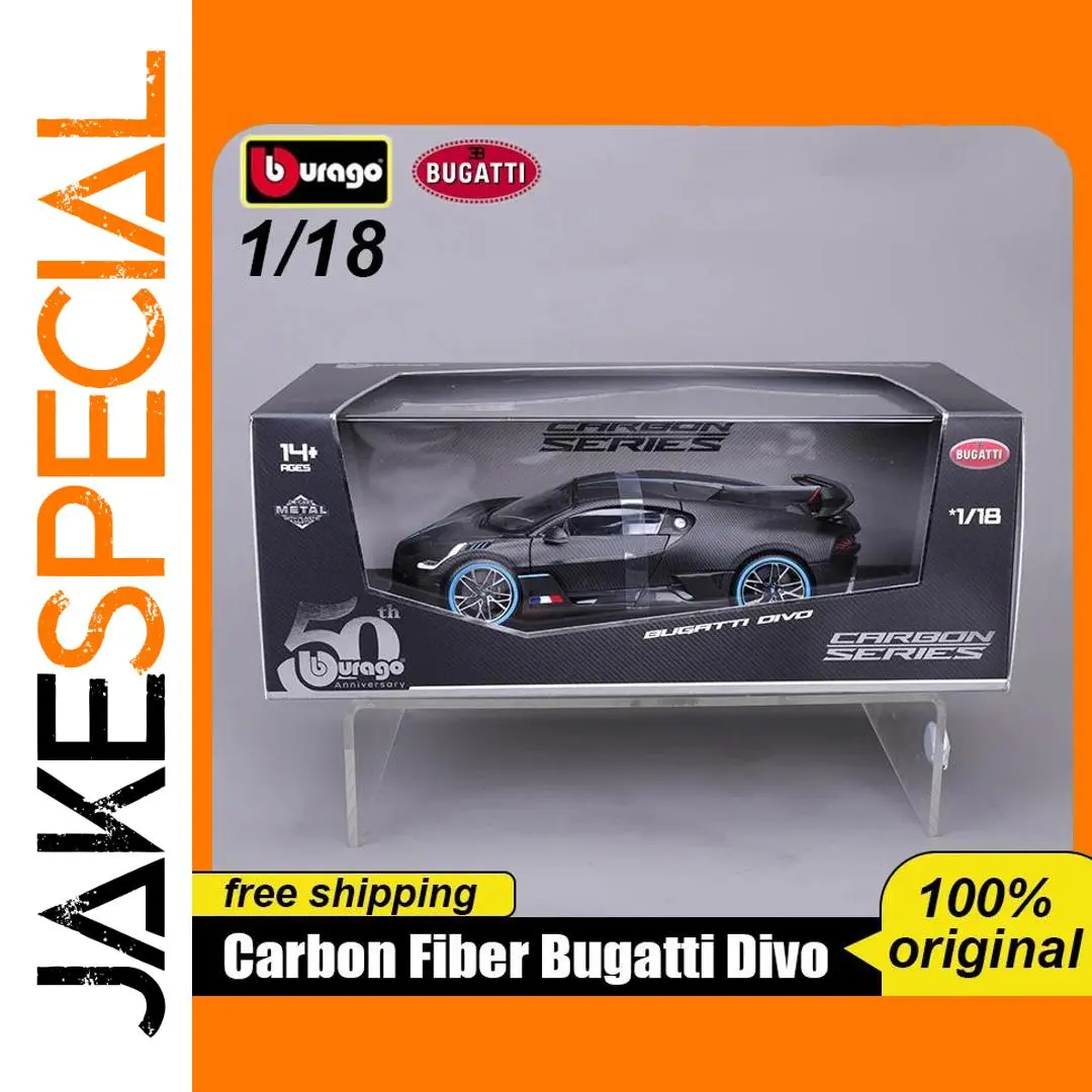 50th Anniversary Carbon Fiber Bugatti Divo Model 1 50th Anniversary Carbon Fiber Bugatti Divo Model