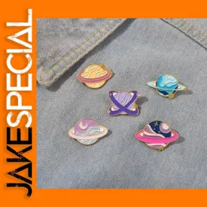 Dream Planet Star Moon Enamel Pins Bundle