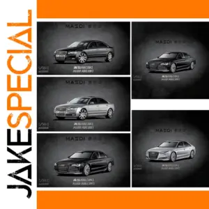Diecast 1/64 Audi A8 D3/A8L Model Car